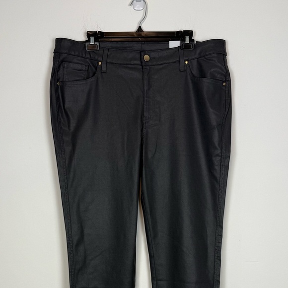 Chicos Denim Coated Slim Jeans in Moonwalk. Dark Gray. Size 3.5R or 18R. NWT. - Picture 3 of 10